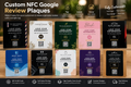Custom NFC Google Review Plaque/Stands
